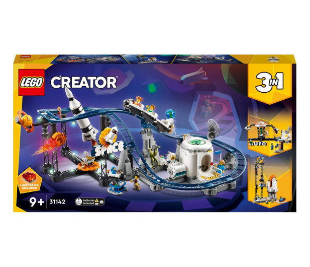 LEGO Creator 3 w 1 31142 Kosmiczna kolejka górska - 1159392 - zdjęcie